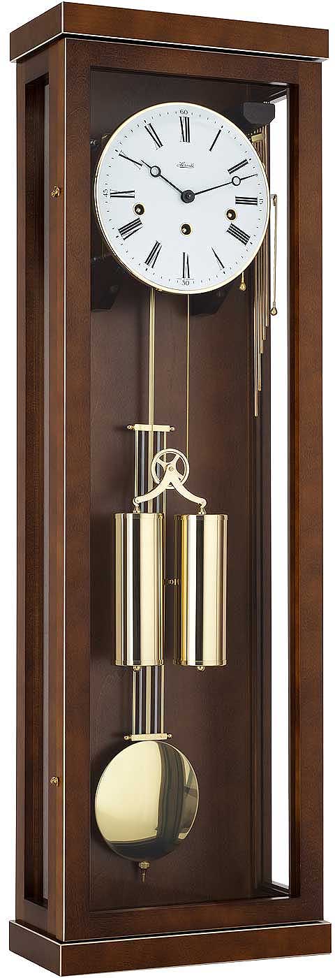 Hermle Wall Clock 86x27x13.5 cm Wood • Westminster Chime • Automatic Night Shut-off