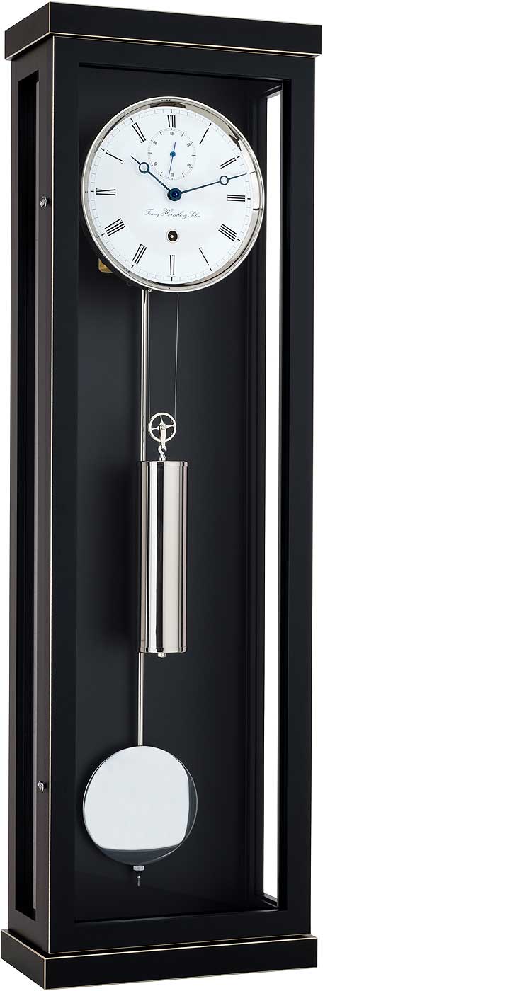 Hermle Wall Clock 88x27x13.5 cm Wood • 31-Day Power Reserve • Precision Cable Movement