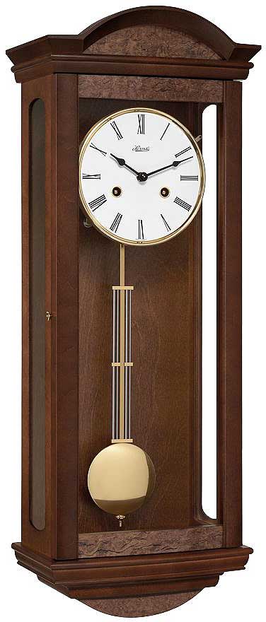 Hermle Wall Clock 66x25x14 cm Wood • Westminster Chime • Night Shut-off • Made in Germany
