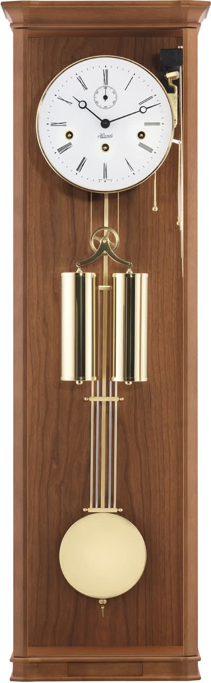 Hermle Wall Clock 87.5x25x13.5 cm Wood • Westminster Chime • Mechanical Movement