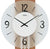 AMS Wall Clock 60x23x7 cm Wood • Precise Quartz Pendulum Movement • Timeless Design