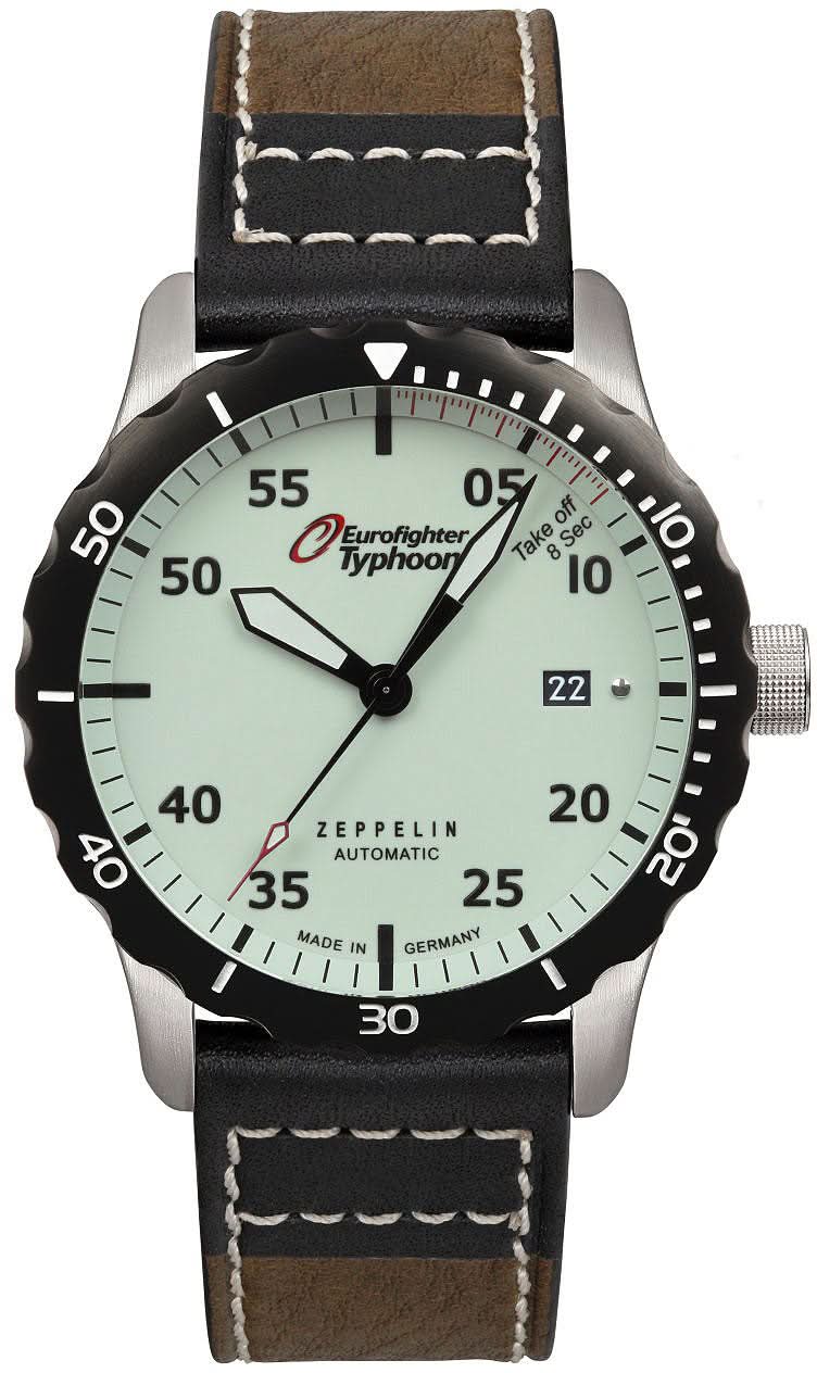 Zeppelin Eurofighter 7268-5 Men's Watch • Made in Germany • Automatic