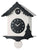 AMS Wall Clock 34x30x10 cm Wood • Cuckoo Call • Automatic Night Shut-off