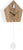 AMS Wall Clock 22x22x8 cm Wood • Cuckoo Call with Night Shut-off • Modern Oak and White Design