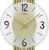 AMS Wall Clock 62 cm Wood • Quartz Movement • Modern Design • Antique Brass Overlay