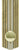 AMS Wall Clock 62 cm Wood • Quartz Movement • Modern Design • Antique Brass Overlay