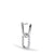 Arctic Pavé Earrings Silver Shiny Stainless Steel Zirconia Crystal Glass Timeless Design -BERING 755-17-05