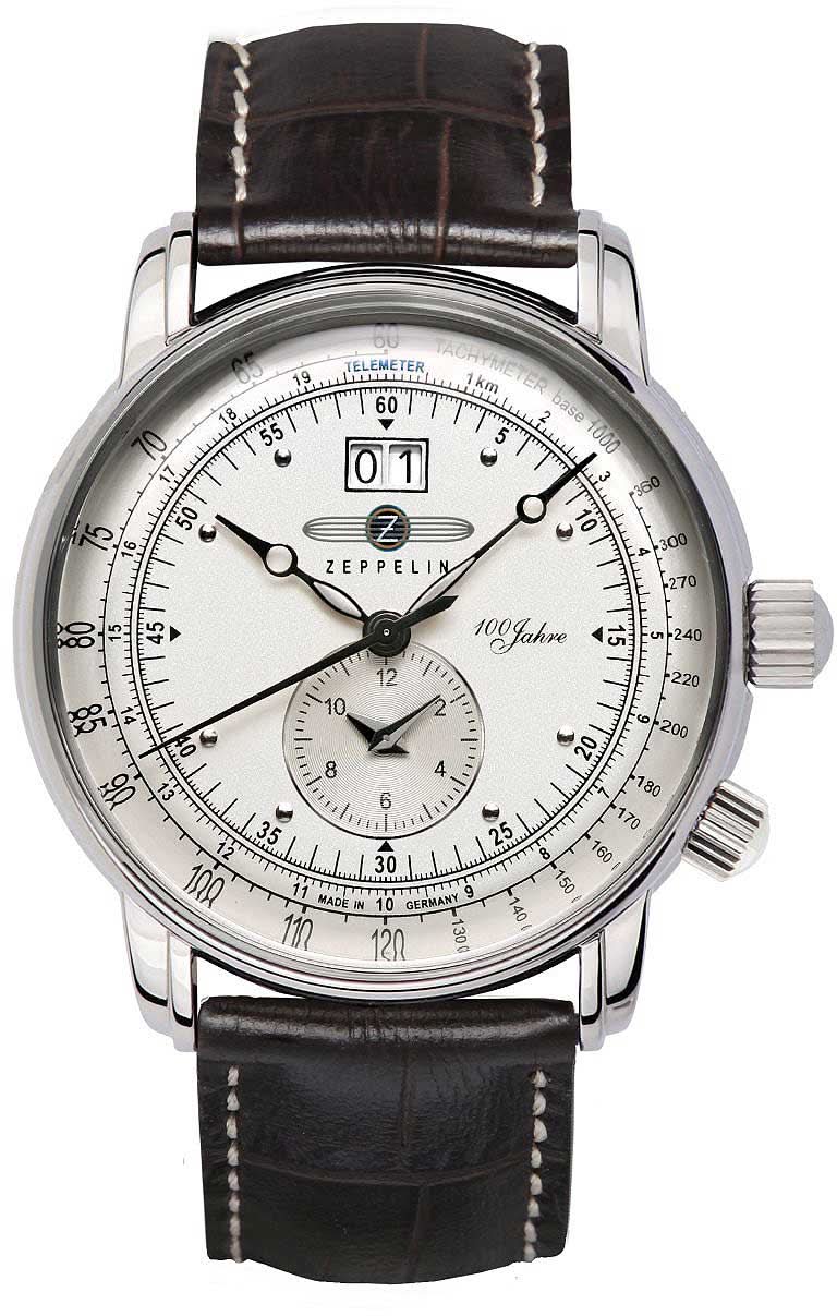 Zeppelin 100 J. 7640-1 Men's Watch • Dual Time • Made in Germany