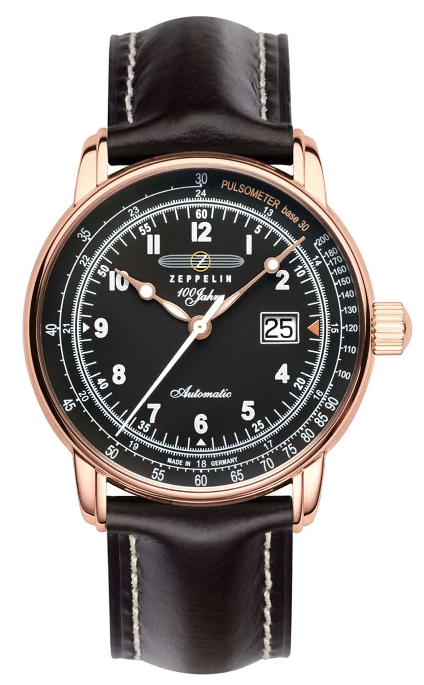 Zeppelin 100 Years 7654-2 Men's Watch • Historic Aviation Design • Made in Germany