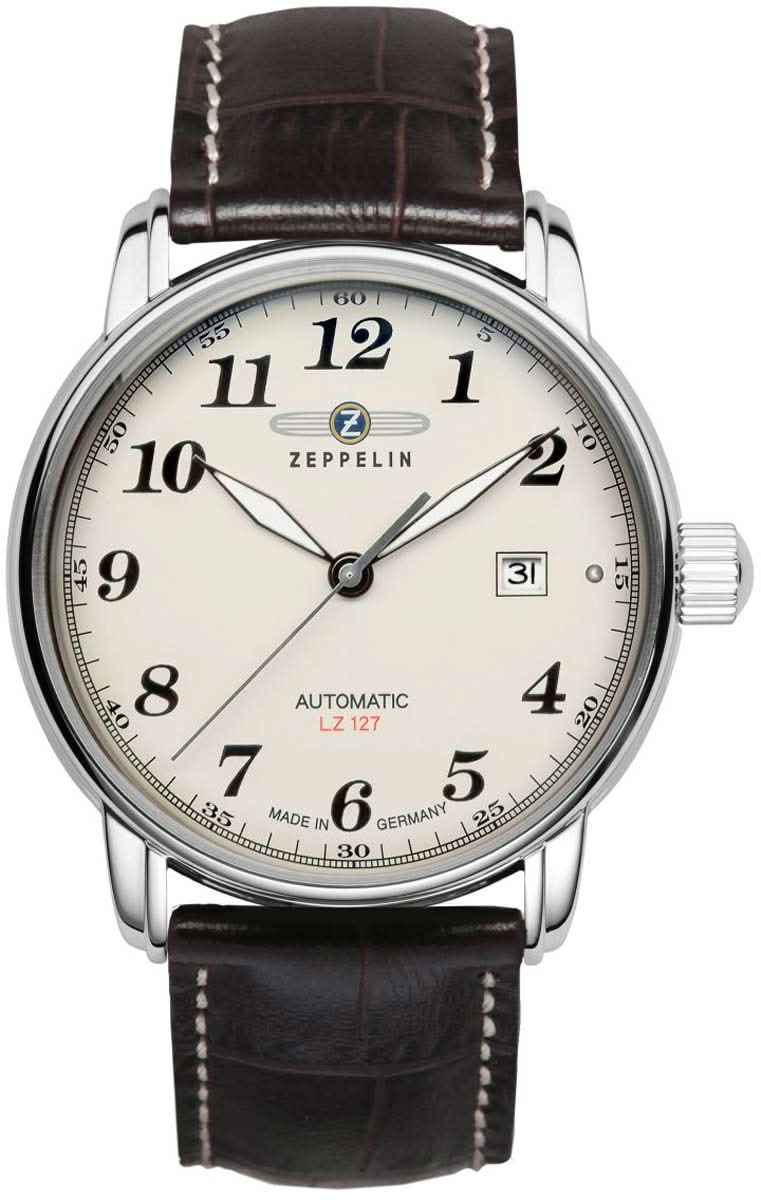 Zeppelin LZ 127 Graf Zeppelin 7656-5 Men's Watch • Made in Germany • Automatic Movement