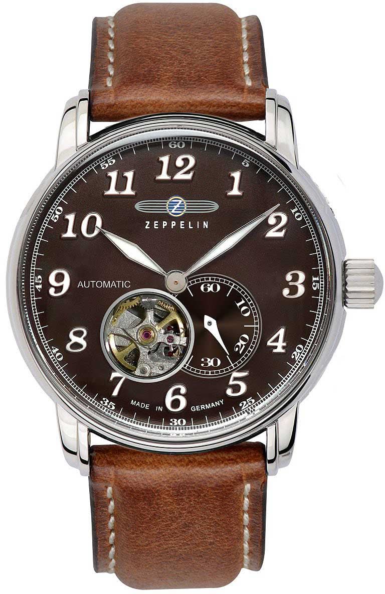 Zeppelin LZ127 7666-4 Men's Watch • Open Heart • Automatic