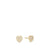Jewelry Set in Stainless Steel - Heart - BERING Model: 468-768-Gold