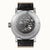Ingersoll Herrenarmbanduhr mit Automatik-Skelettwerk, Edelstahlgehäuse und schwarzem Lederband