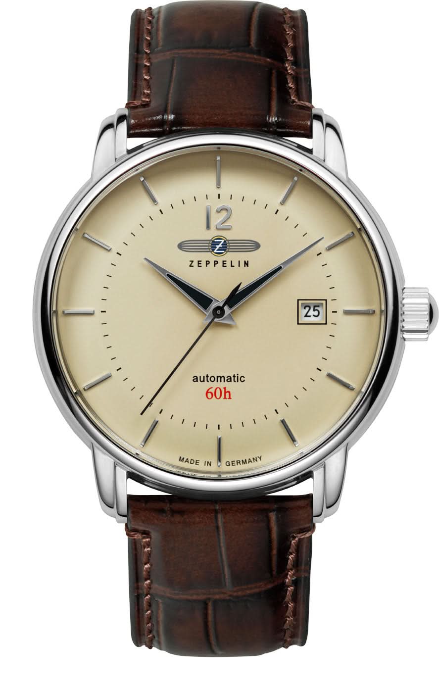 Zeppelin New Captain's Line 8654-1 Men's Watch • Automatic GMT • Made in Germany