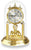 Haller Desk Clock 23x15 cm Brass • Quartz • Rotating Pendulum