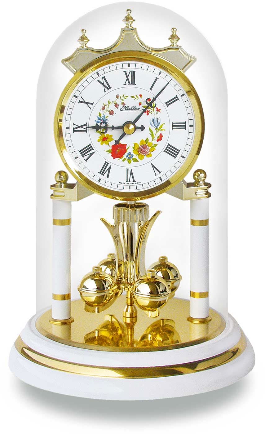 Haller Table Clock 23x15 cm Brass • Precise Quartz Movement • Elegant Design • Classic Aesthetic