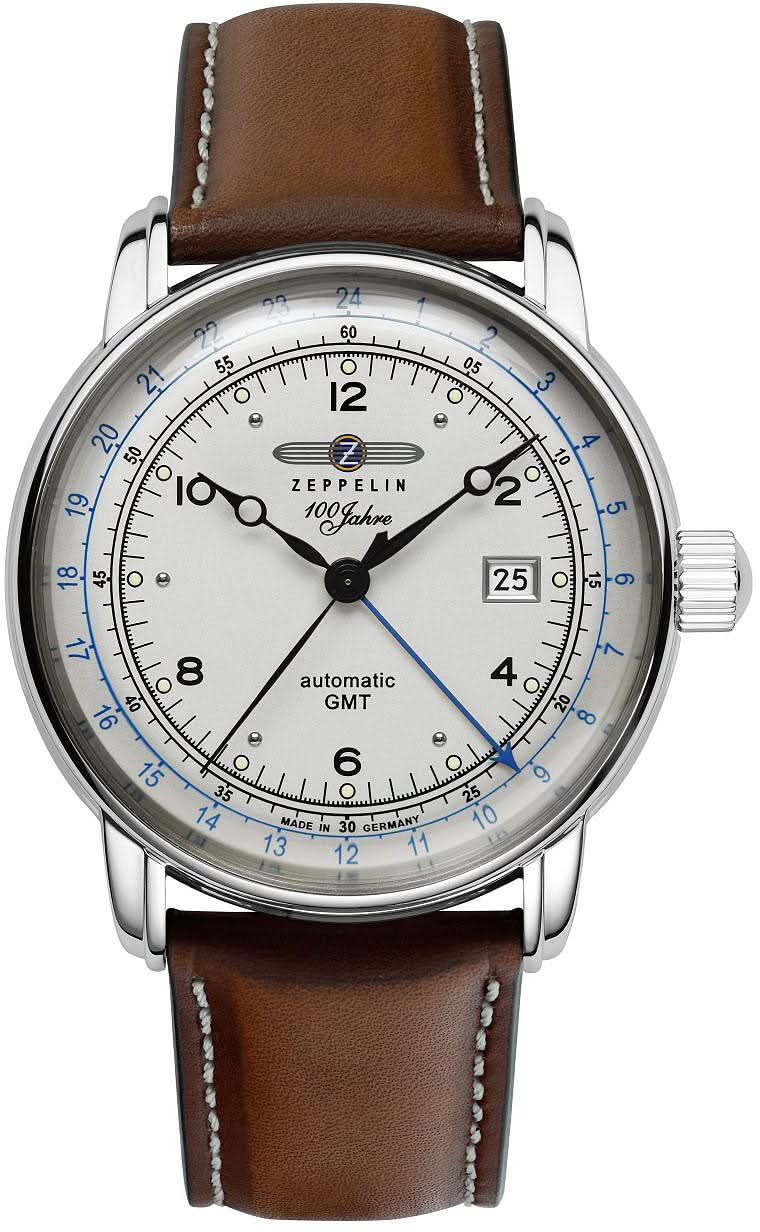 Zeppelin 100 Years 8666-1 Men's Watch • Genuine GMT Automatic