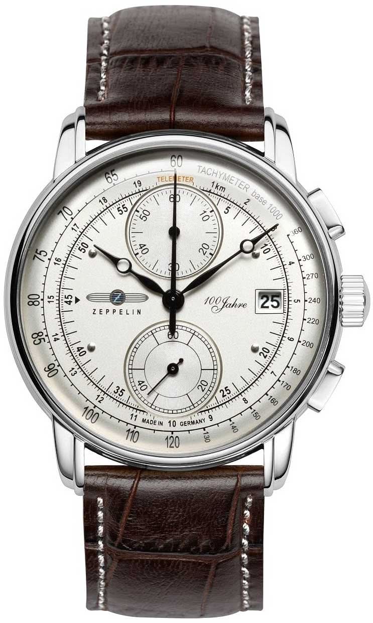 Zeppelin 100 Years Zeppelin 8670-1 Men's Watch • Made in Germany • Chronograph