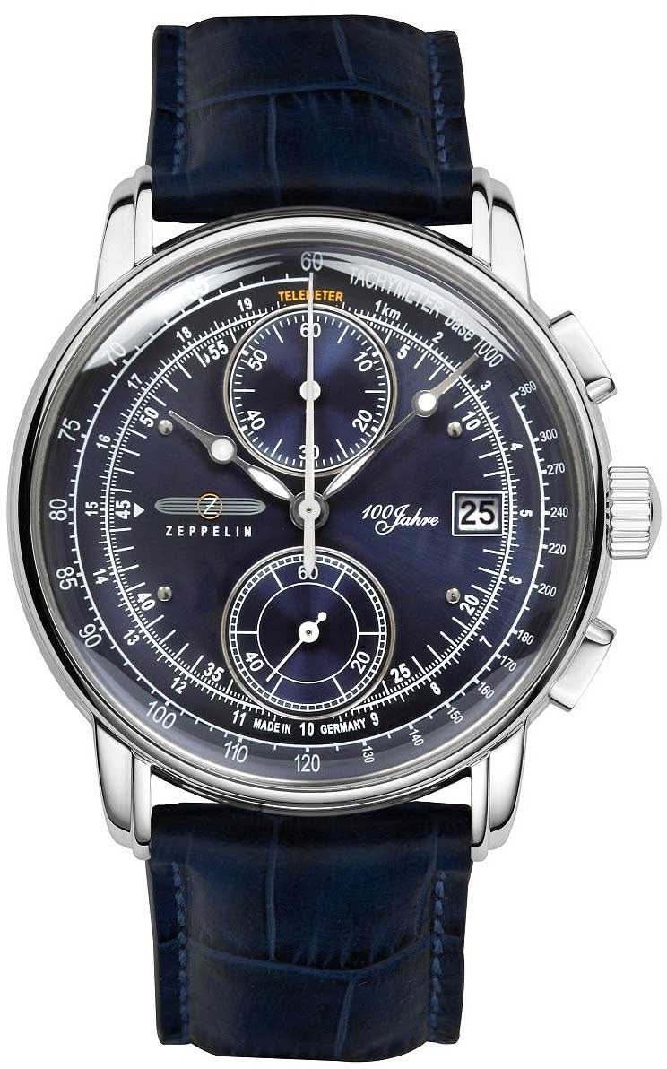 Zeppelin 100 Years Zeppelin 8670-3 Men's Watch • Made in Germany • Elegant Pilot Design