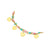 Prinzessin Lillifee 2033365 Bracelet Gold • IP Gold Plating • Lobster Clasp