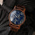 Holzkern Summer Evening Armbanduhr Nussbaum/Lapislazuli • Miyota Quarzwerk • Echtes Naturholz, Bild 7
