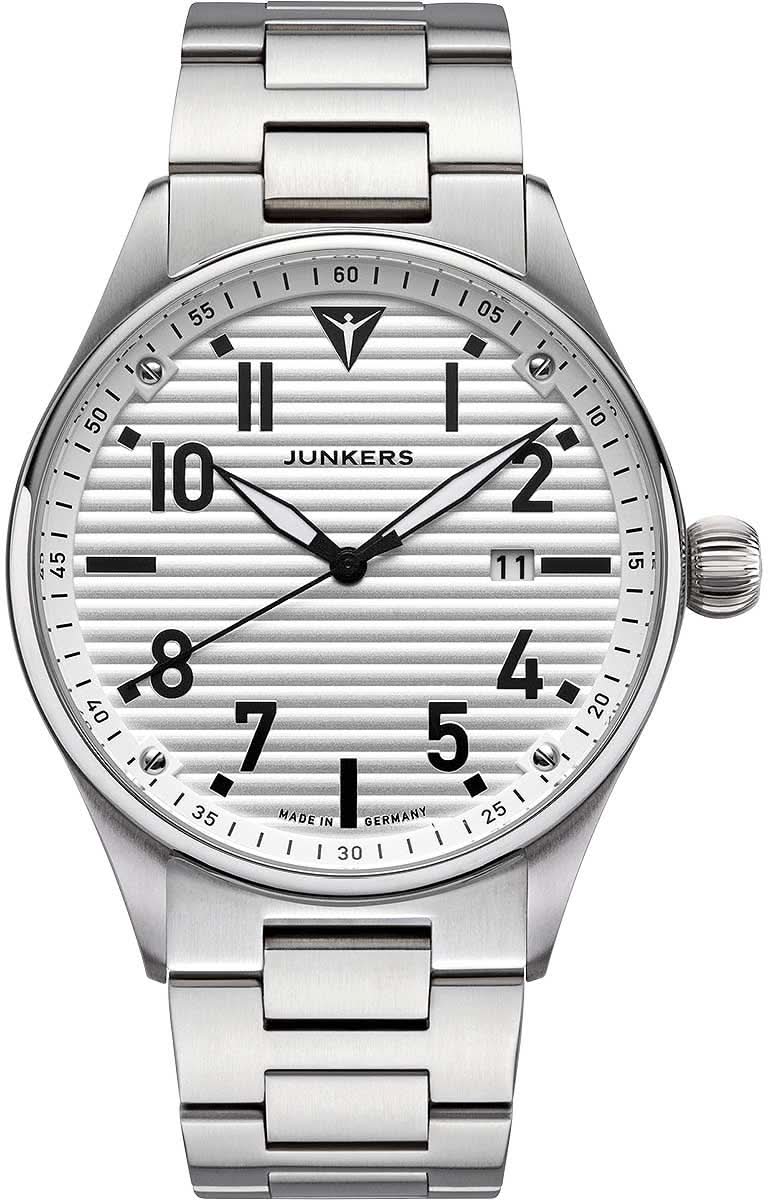 Junkers Flieger Corrugated Metal 9.02.03.03.M Men's Watch • Corrugated Metal Look • Made in Germany