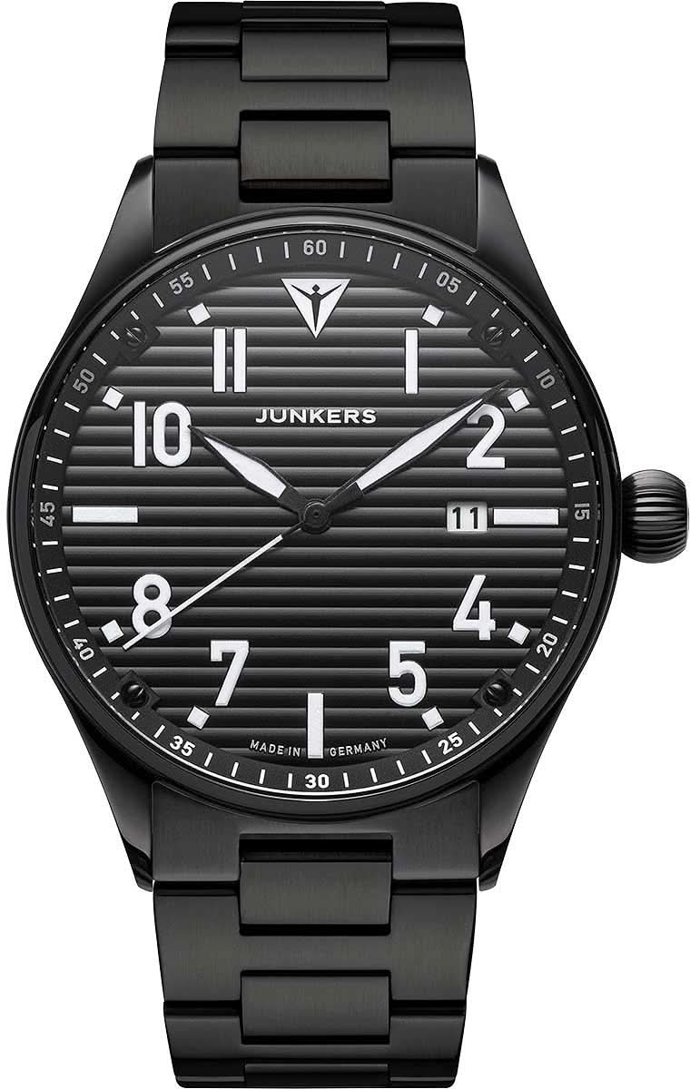 Junkers Flieger 9.03.03.02.M Men's Watch • Corrugated Metal • Sapphire