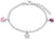 Charm bracelet with 3 different charms - 925 Sterling Silver