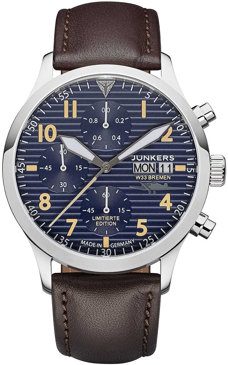 Junkers W33 9.14.02.01 Men's Watch • Corrugated Metal • Sapphire Crystal