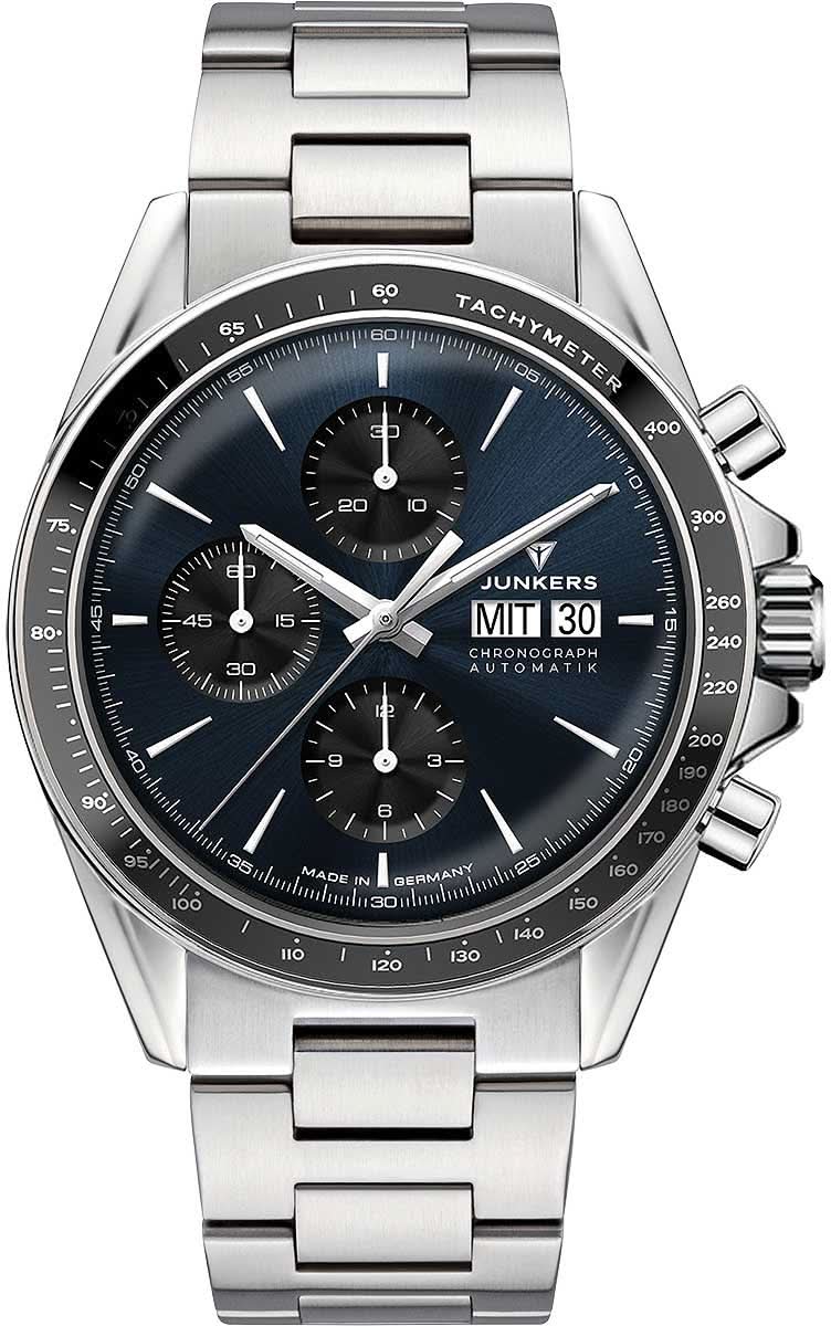 Junkers JUMO 9.21.01.01.M Men's Watch • Corrugated Metal • Automatic