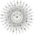 AMS Wall Clock 60 cm Ø Metal • Silent Quartz Movement • Modern Design