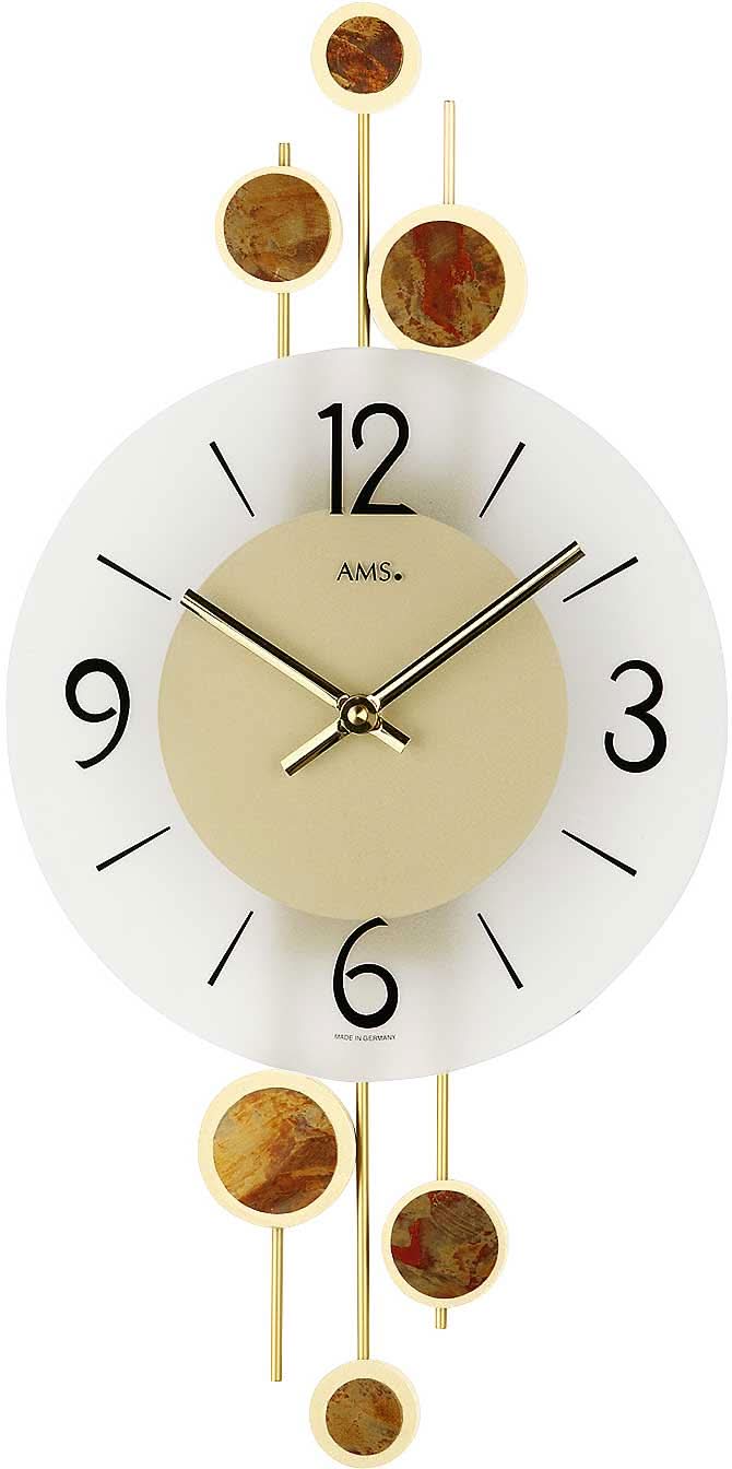 AMS Wall Clock 47x23x5 cm Metal • Silent • Modern Design