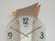 AMS Wall Clock 43x23x6 cm Wood • Silent Quartz Movement • Modern Design