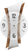 AMS Wall Clock 43x23x6 cm Wood • Silent Quartz Movement • Modern Design