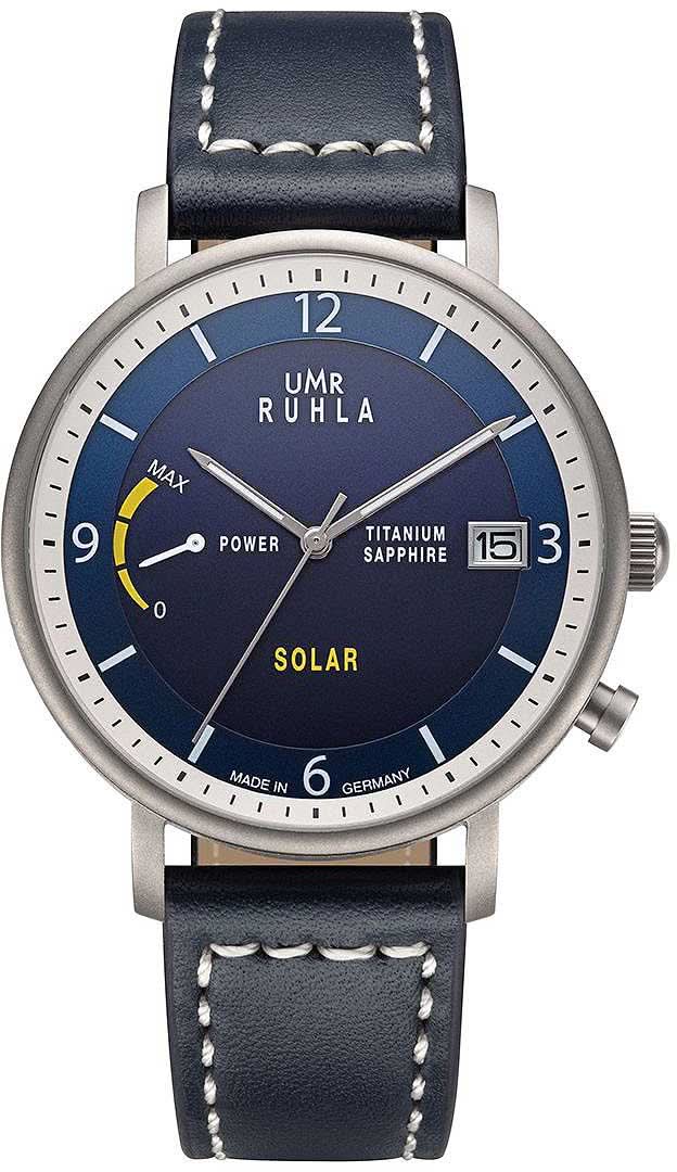 UMR Ruhla Solar 94103M Men's Watch • Sustainable Solar Drive • Ultra-light Titanium