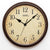AMS Wall Clock 42x42x8 cm Metal • Weatherproof • Precise Quartz Movement