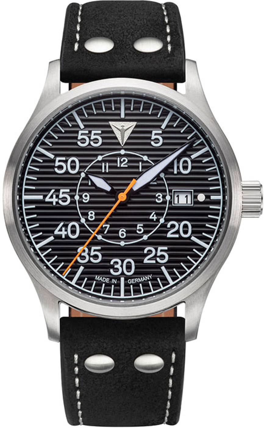 Junkers Model 9.52.01.02 Men's Watch • Made in Germany • Corrugated Sheet Look