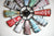 AMS Wall Clock 70x70x5 cm Metal • Silent Quartz Movement • Colorful Design