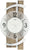 AMS Wall Clock 40x23x6 cm Wood • Silent Quartz Movement • Elegant Design
