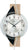 AMS Wall Clock 42x23x6 cm Wood • Silent Quartz Movement • Modern Design with Material Mix