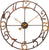 AMS Wall Clock 60 cm Ø Metal • Precise Quartz Movement • Modern Design