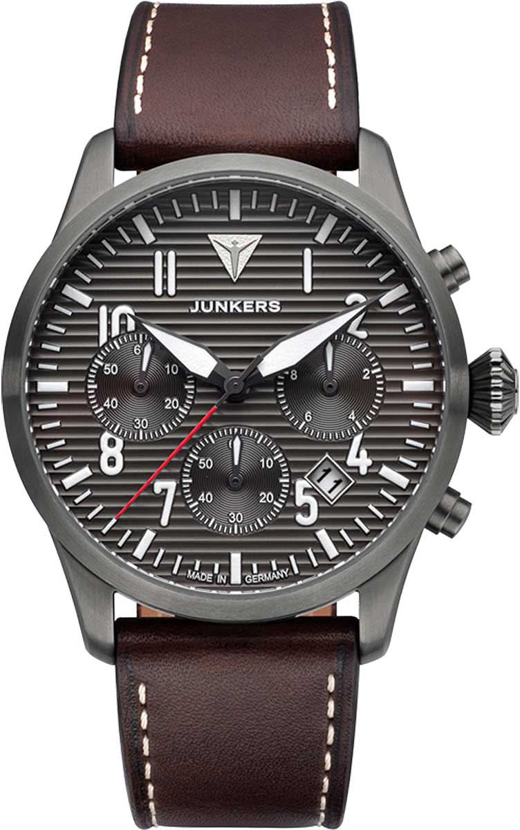 Junkers Flieger Chronograph 9.57.01.15 Men's Watch • Made in Germany • Pilot Design