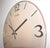 AMS Wall Clock 30x30x3 cm Glass • Quartz Movement • Modern Design