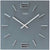 AMS Wall Clock 34x34x4 cm Wood • Modern Design • Precise Quartz Movement