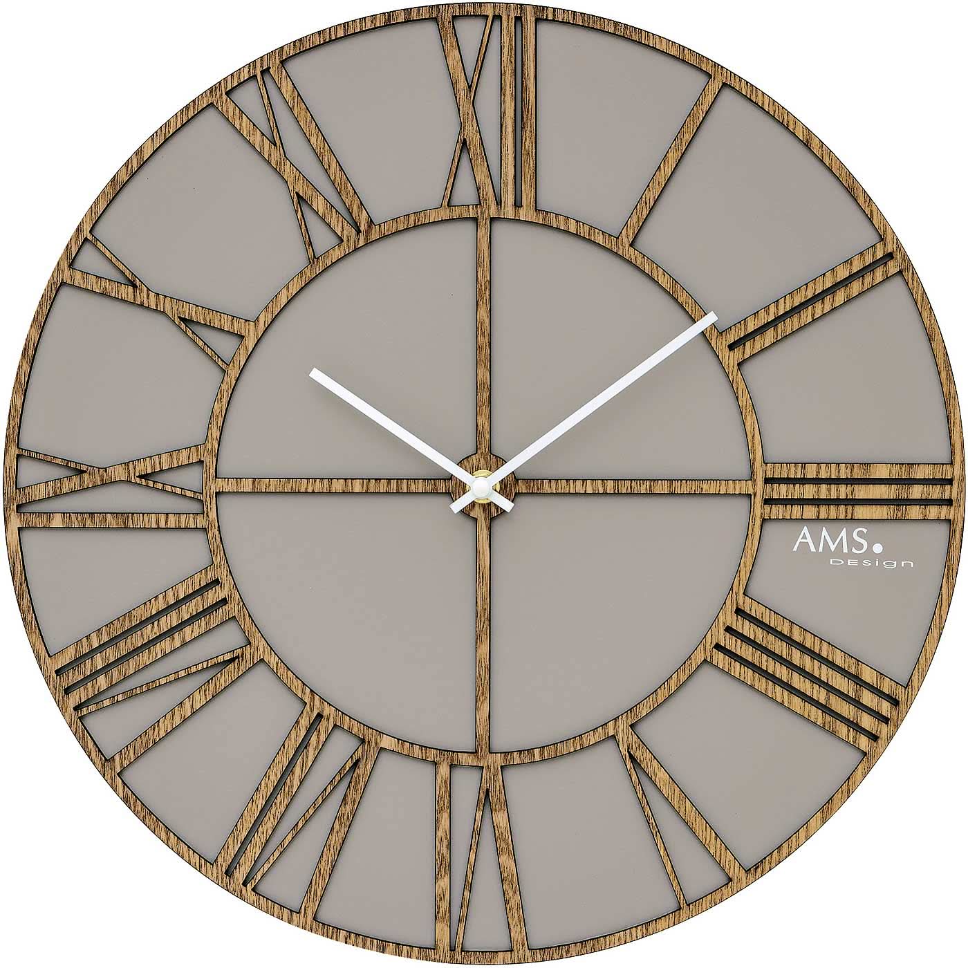 AMS Wall Clock • Modern Design • Precise Timekeeping
