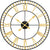 AMS Wall Clock 80 cm Ø Metal • Industrial Look • Roman Numerals