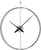 AMS Wall Clock 70x60x4 cm Metal • Modern Design • Precise Quartz Movement