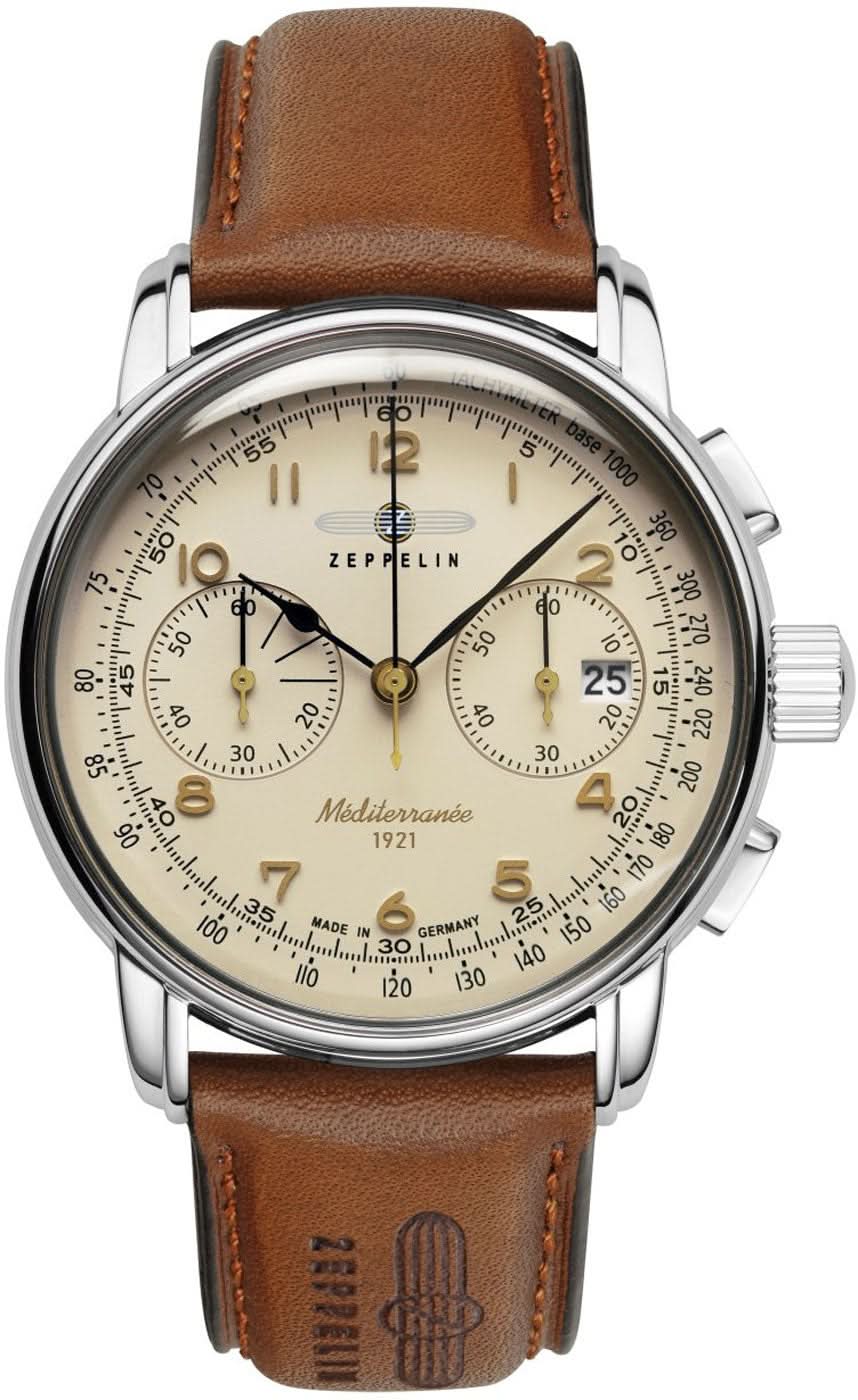 Zeppelin 100 Years Méditerranée 9670-5 Men's Watch • Made in Germany • Vintage Design