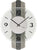 AMS Wall Clock 38x27x5 cm Wood • Precise Quartz Movement • Modern Design