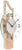 AMS Wall Clock 42x27x9 cm Wood • Modern Design • Quartz Movement